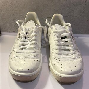 Puma White Leather Sneakers